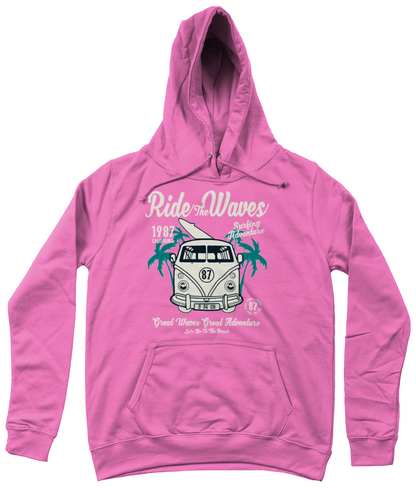 Ride The Waves – AWDis Girlie College Hoodie