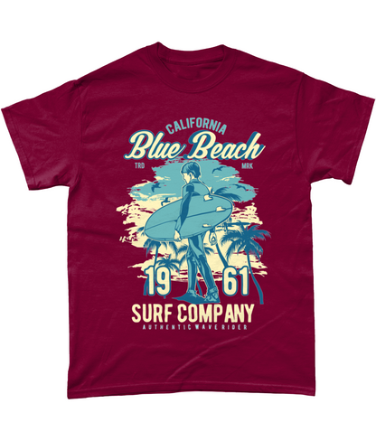 Blue Beach – Gildan T-Shirt aus schwerer Baumwolle