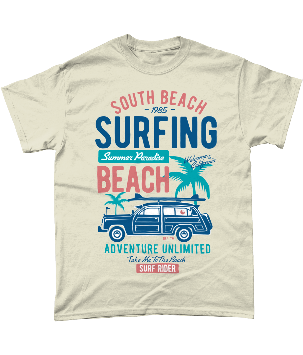 South Beach v2 – T-Shirt aus schwerer Baumwolle