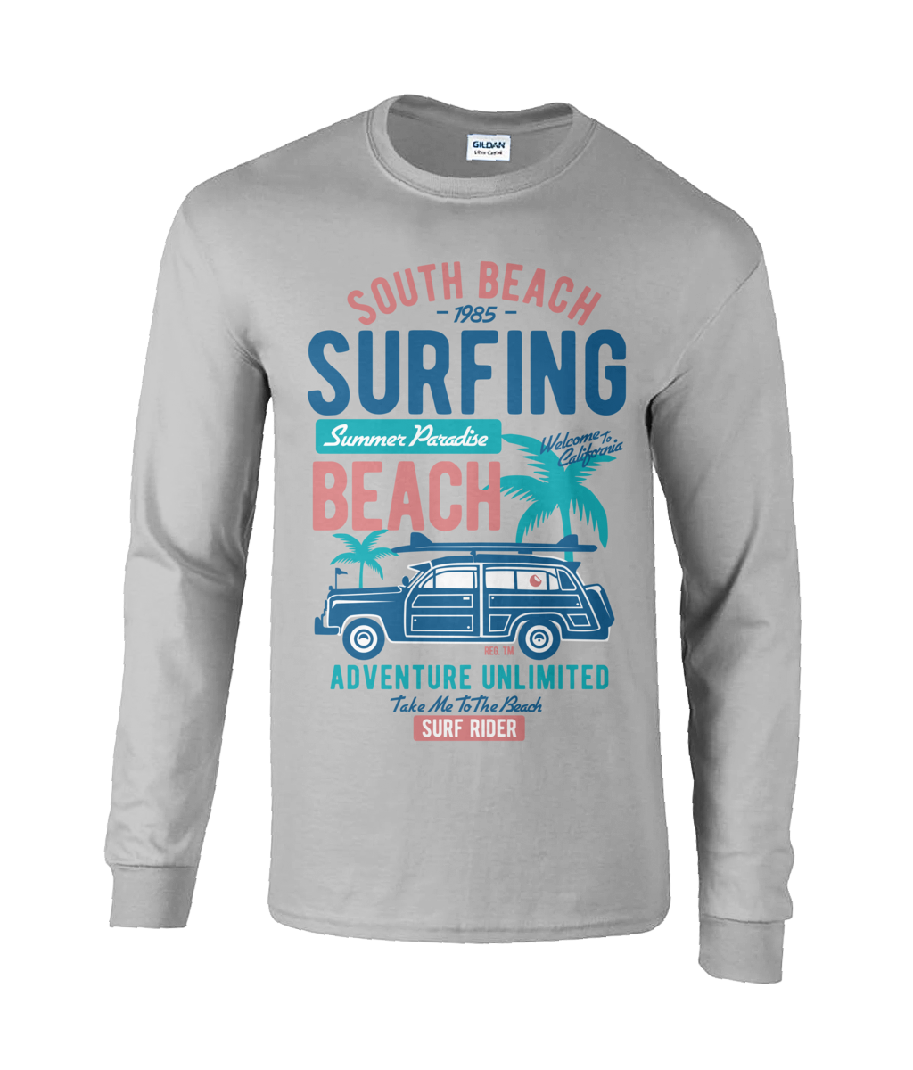 South Beach v2 - T-shirt à manches longues en coton ultra-doux