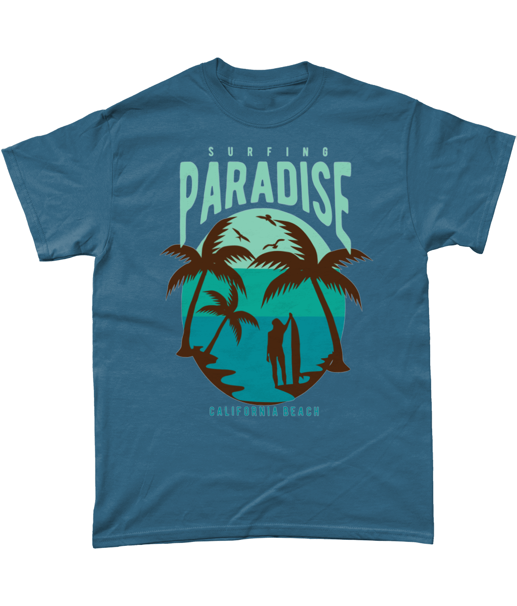 Surfing Paradise California Beach - T-shirt en coton épais