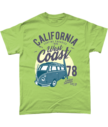 California West Coast v2 – Gildan Heavy Cotton T-Shirt - Vitesse T-Shirts UK