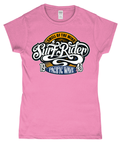 Surf Rider v2 - SoftStyle Ladies Fitted Ringspun T-Shirt