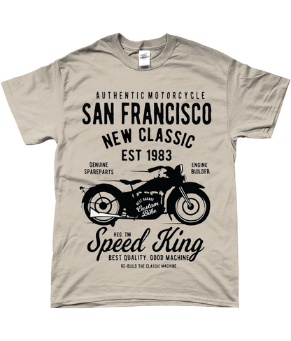 San Francisco Motorcycle - Gildan SoftStyle® Ringspun T-Shirt