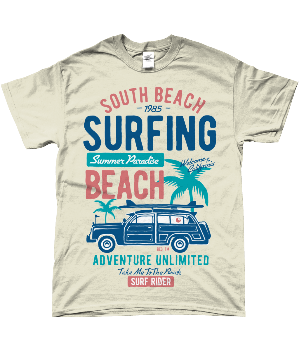 South Beach v2 - T-shirt filé à anneaux SoftStyle