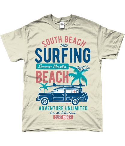 South Beach v2 - SoftStyle Ringspun T-Shirt