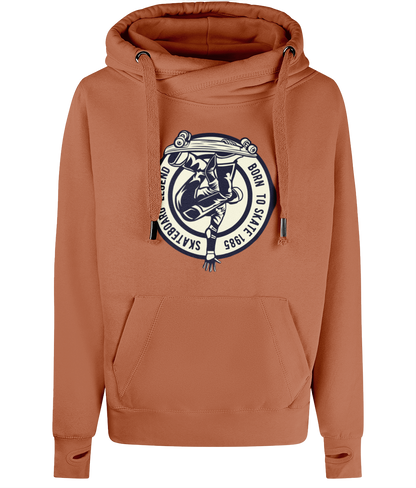 Skateboard Legend - AWDis Cross Neck Hoodie