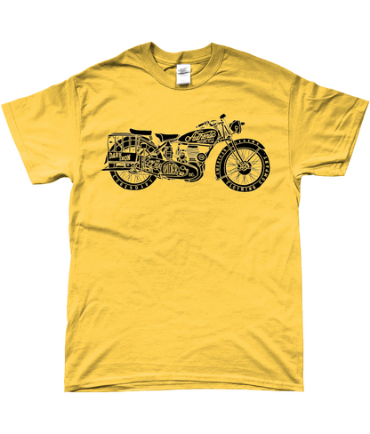 Enjoy The Ride - Schwarz - Ringgesponnenes T-Shirt