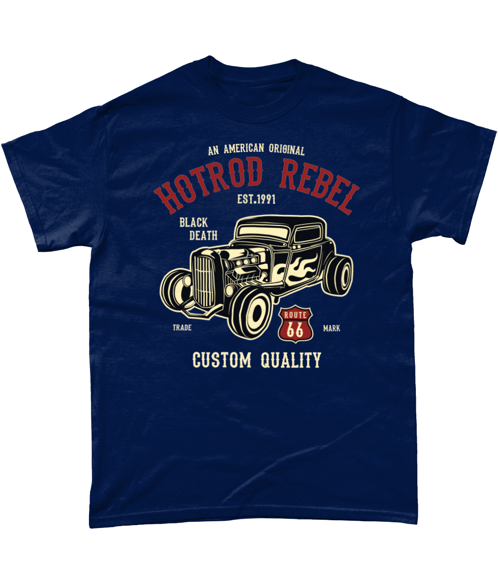 Hotrod Rebel – Gildan Heavy Cotton T-Shirt - Vitesse T-Shirts UK