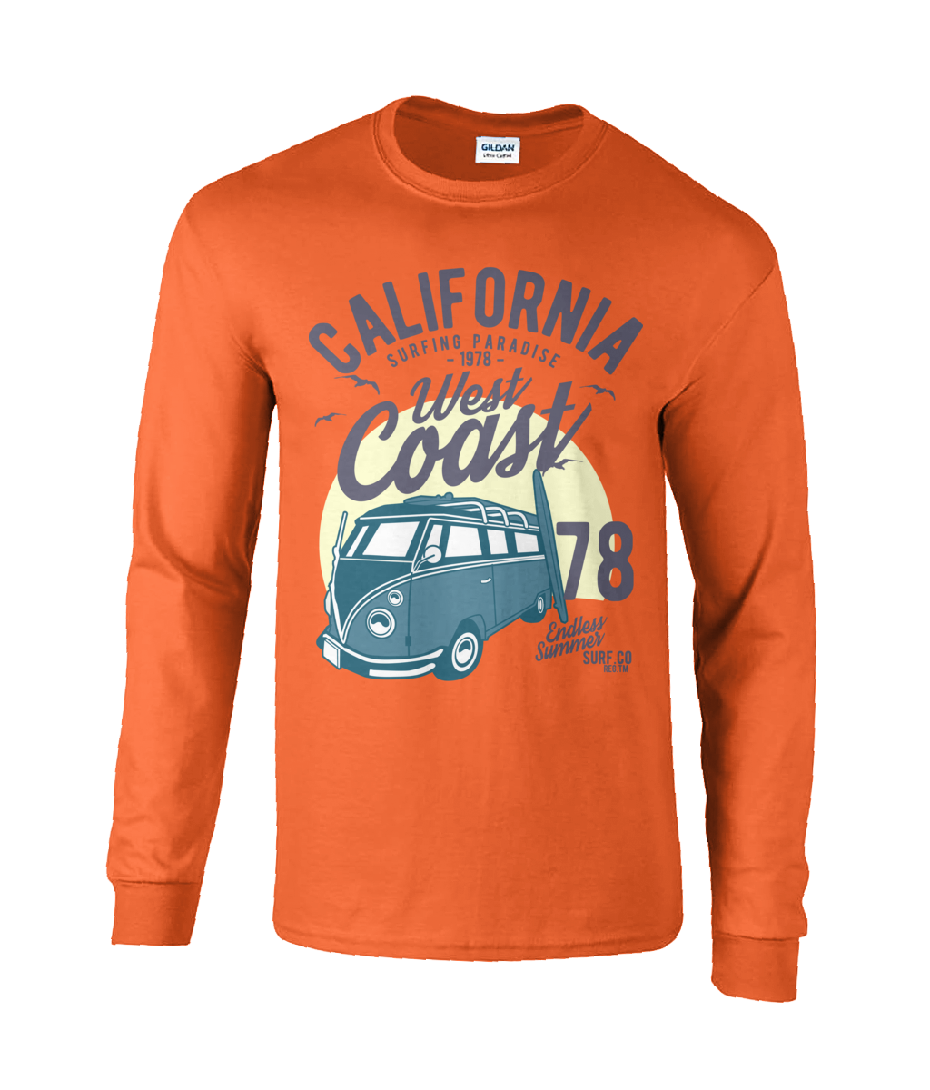 California West Coast v2 - Ultra Cotton Long Sleeve T-Shirt