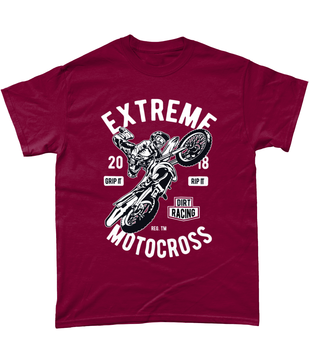 Extreme Motocross – Gildan Heavy Cotton T-Shirt - Vitesse T-Shirts UK