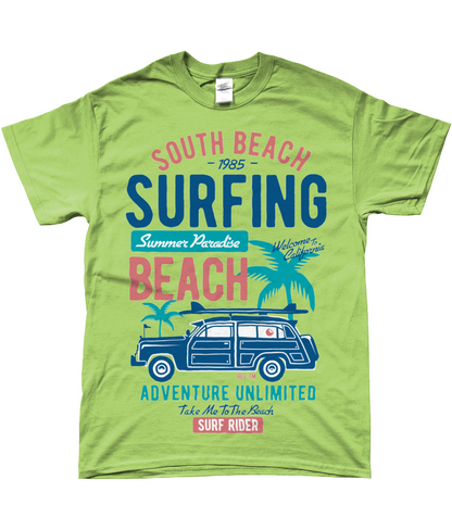 South Beach v2 - T-shirt filé à anneaux SoftStyle