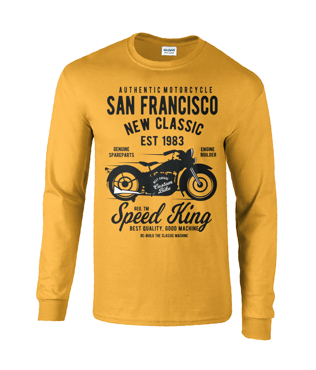 San Francisco Motorcycle - Ultra Cotton Long Sleeve T-Shirt