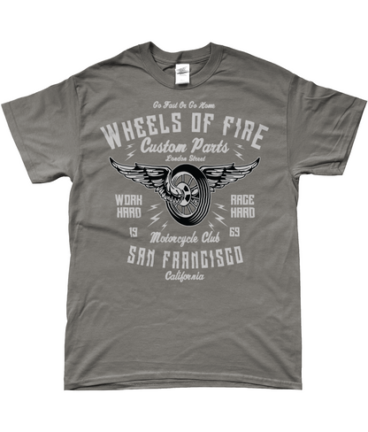 Wheels Of Fire - SoftStyle Ringgesponnenes T-Shirt