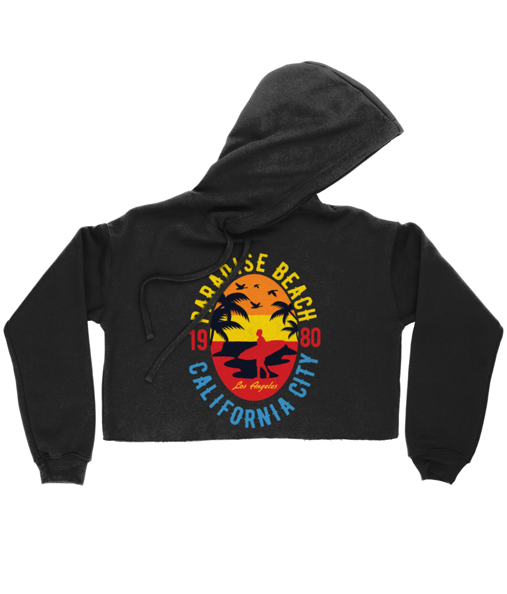 Sunshine Paradise - Sweat à capuche court Bella pour femme 