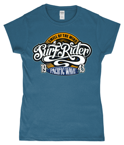 Surf Rider v2 - SoftStyle Ladies Fitted Ringspun T-Shirt