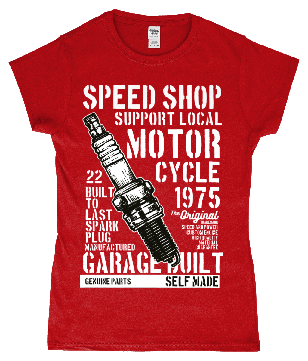 Speed Shop - SoftStyle Ladies Fitted Ringspun T-Shirt