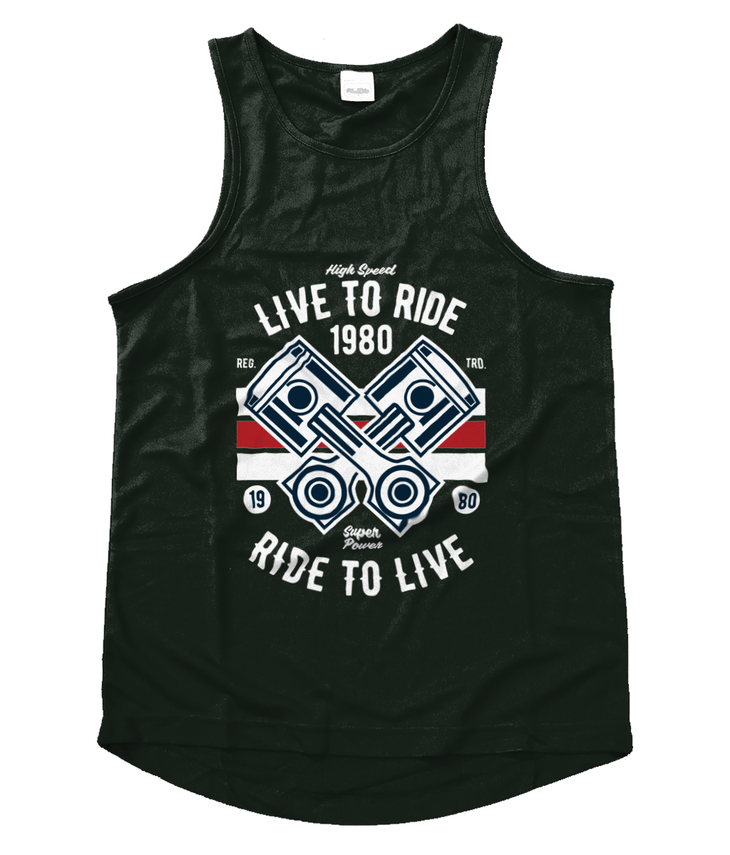 Live To Ride 1980 - Gilet cool pour homme