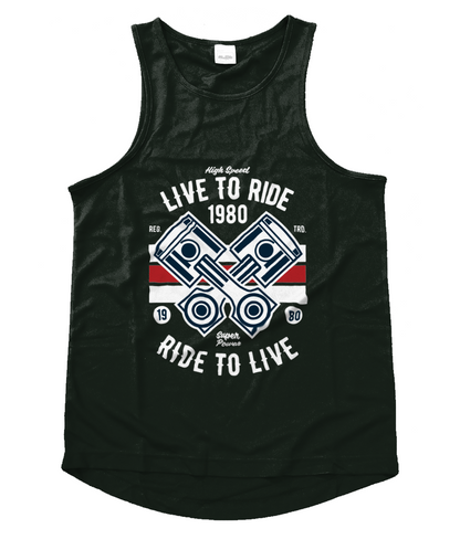 Live To Ride 1980 - Men's Cool Vest