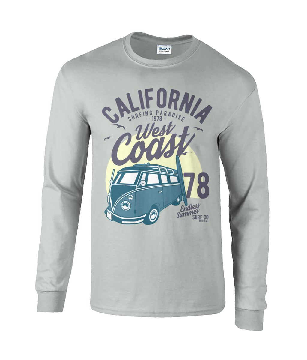 California West Coast v2 - Ultra Cotton Long Sleeve T-Shirt