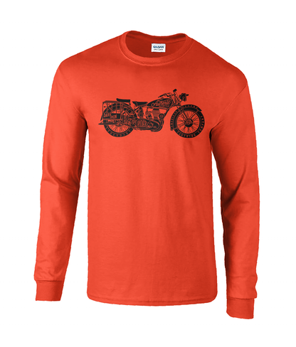 Enjoy The Ride - Black - Ultra Cotton® Long Sleeve T-Shirt - Vitesse T-Shirts UK