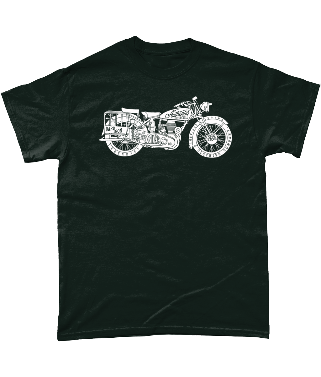 Enjoy The Ride – Weiß – Gildan T-Shirt aus schwerer Baumwolle