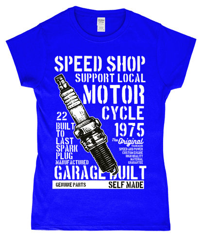 Speed Shop - SoftStyle Ladies Fitted Ringspun T-Shirt