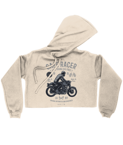 Cafe Racer v3 - Bella Ladies Cropped Hoodie