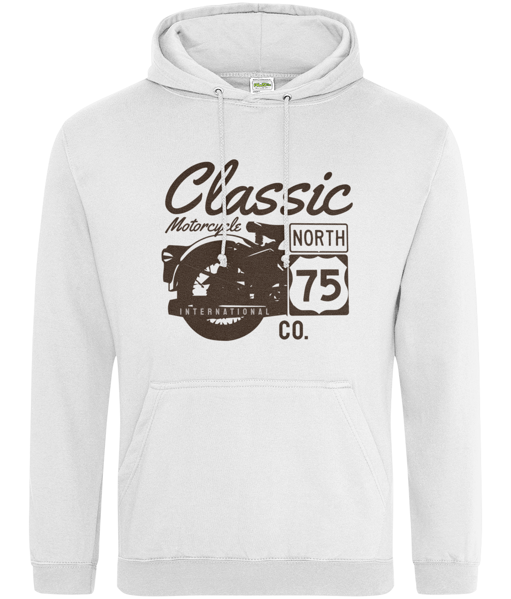 Sweat à capuche Classic Motorcycle 75 Black - AWDis College