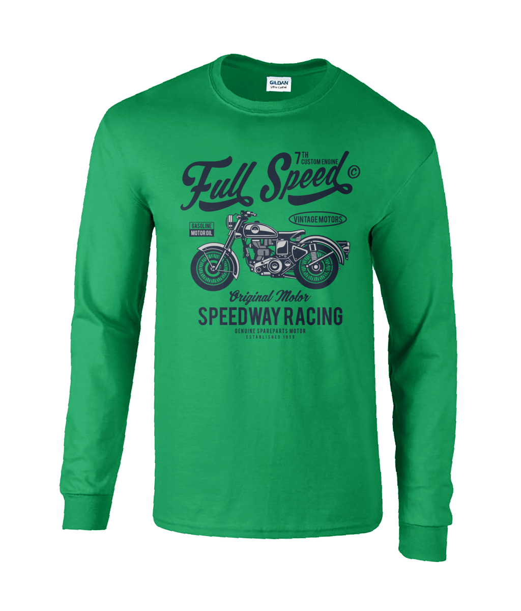 Full Speed ​​- T-shirt à manches longues en coton ultra