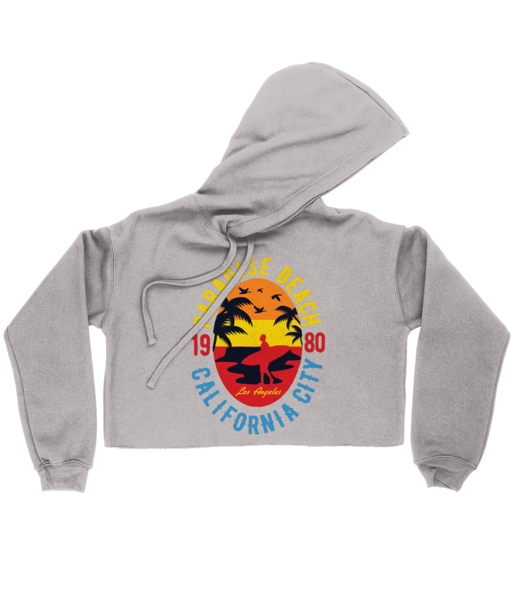 Sunshine Paradise - Bella Ladies Cropped Hoodie