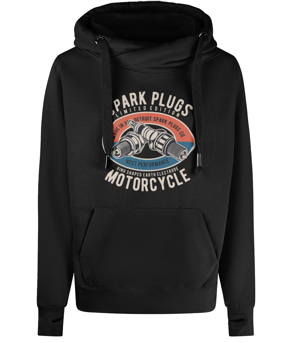 Spark Plugs - AWDis Cross Neck Hoodie