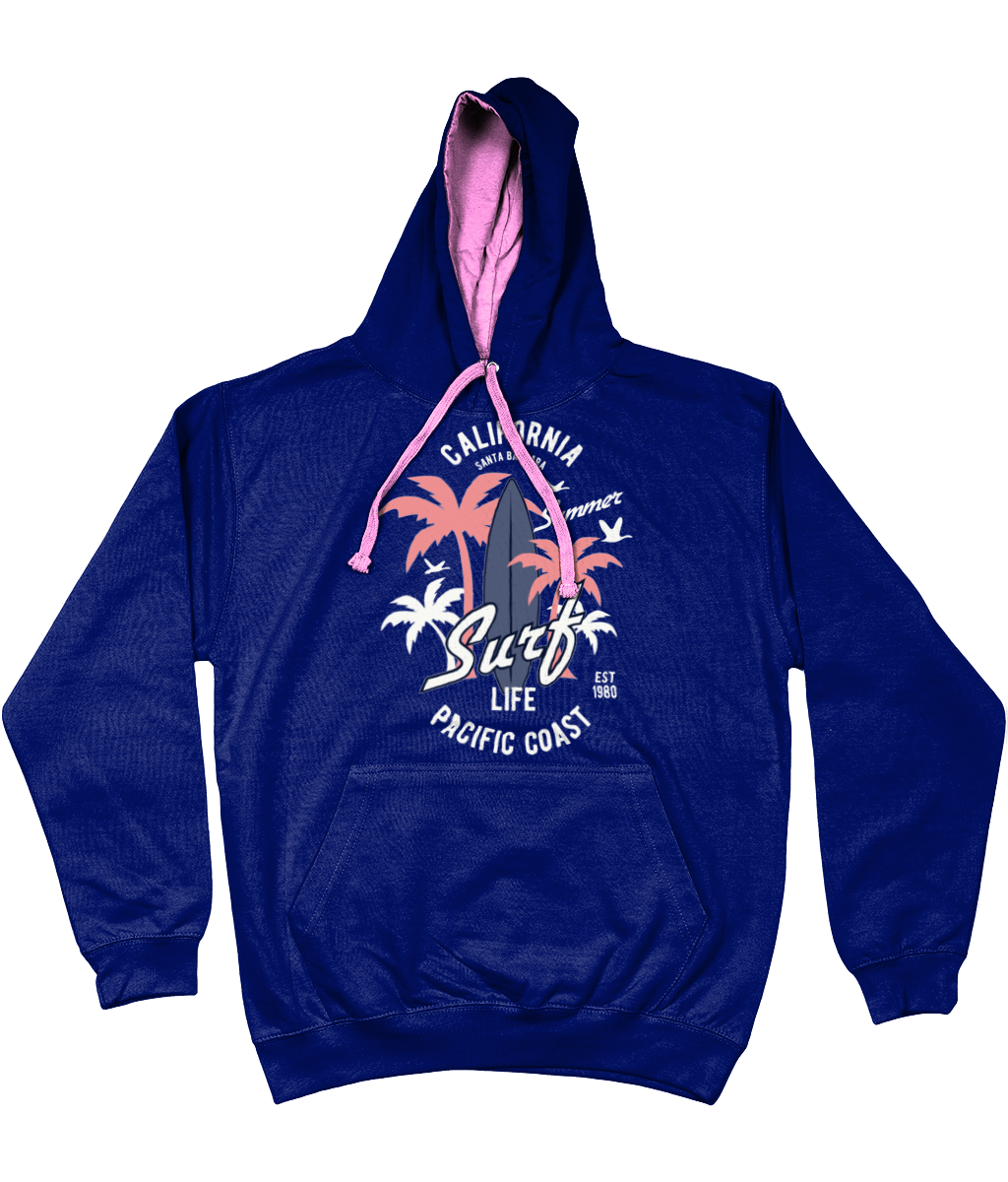 California Surf - AWDis Varsity Hoodie