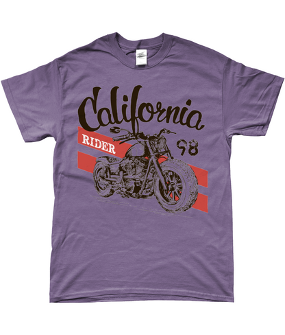 California Rider - T-shirt Gildan SoftStyle® à anneaux filés