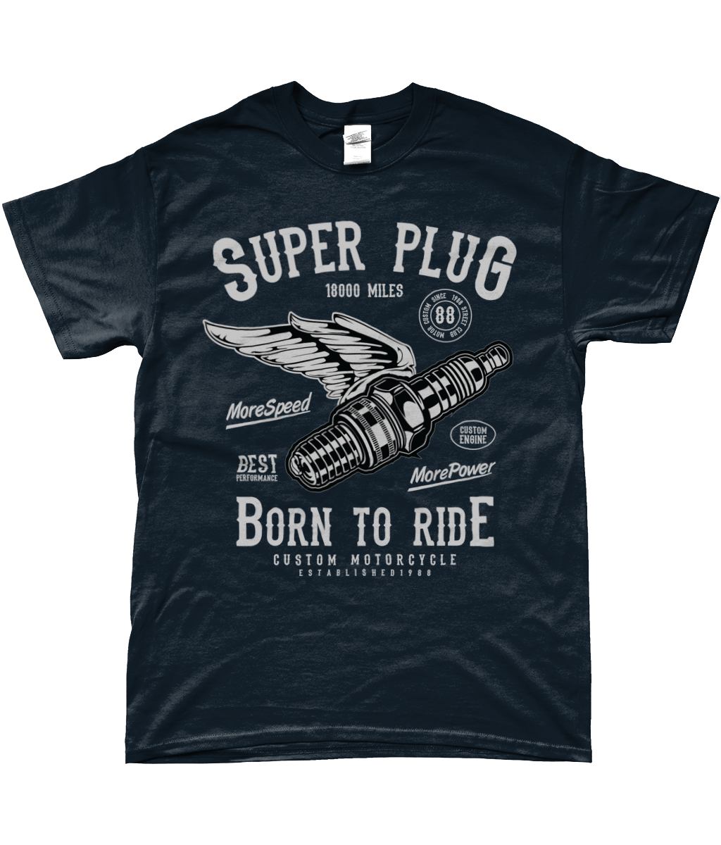 Super Plug - SoftStyle Ringspun T-Shirt - Vitesse T-Shirts UK