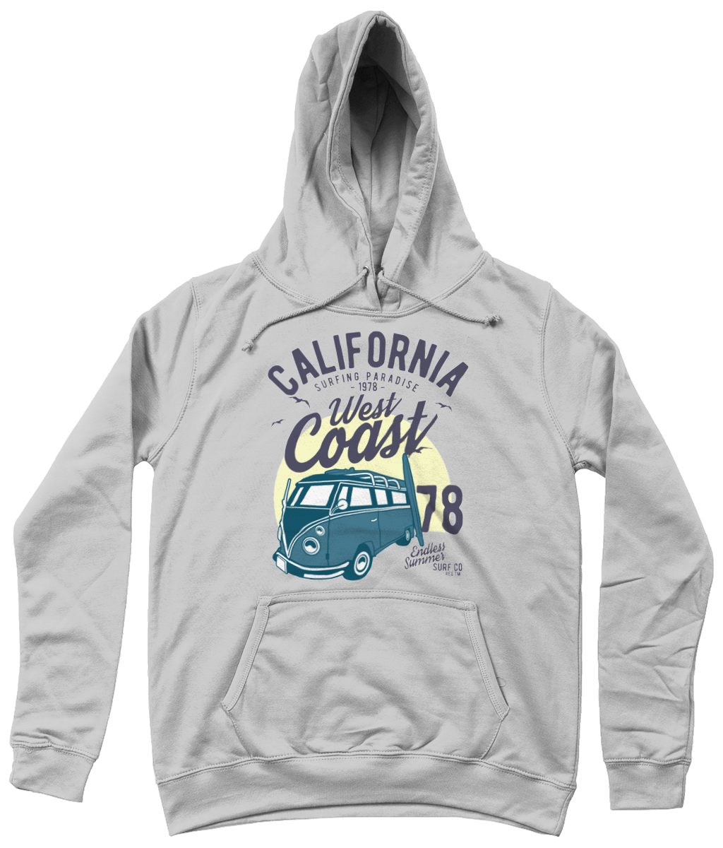 California West Coast v2 - Sweat à capuche AWDis Girlie College