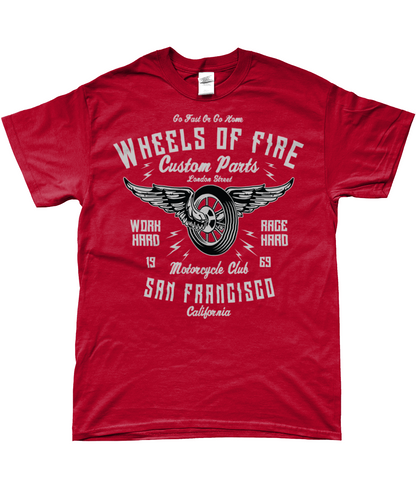 Wheels Of Fire - SoftStyle Ringspun T-Shirt