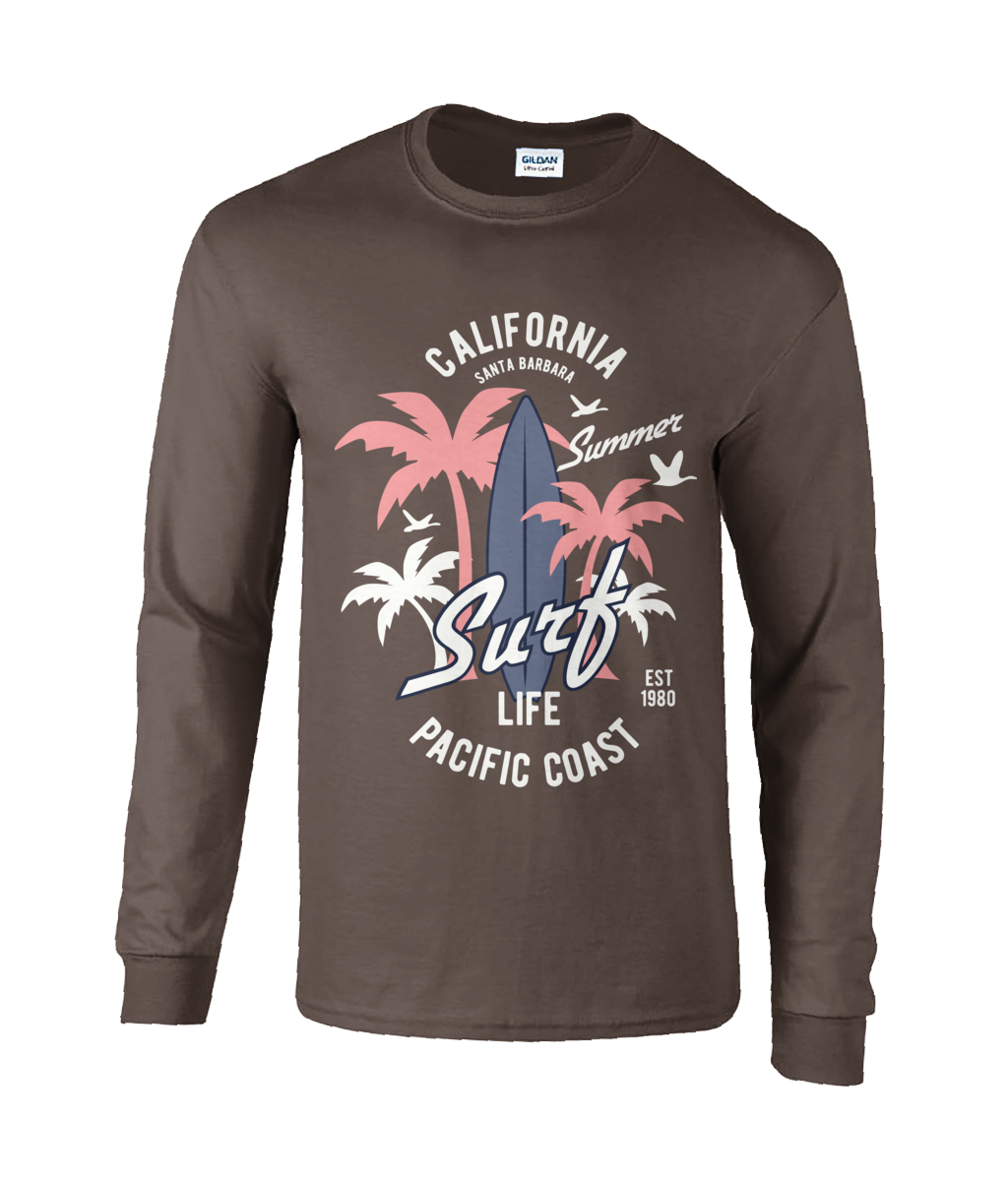 California Surf - Ultra Cotton® Long Sleeve T-Shirt