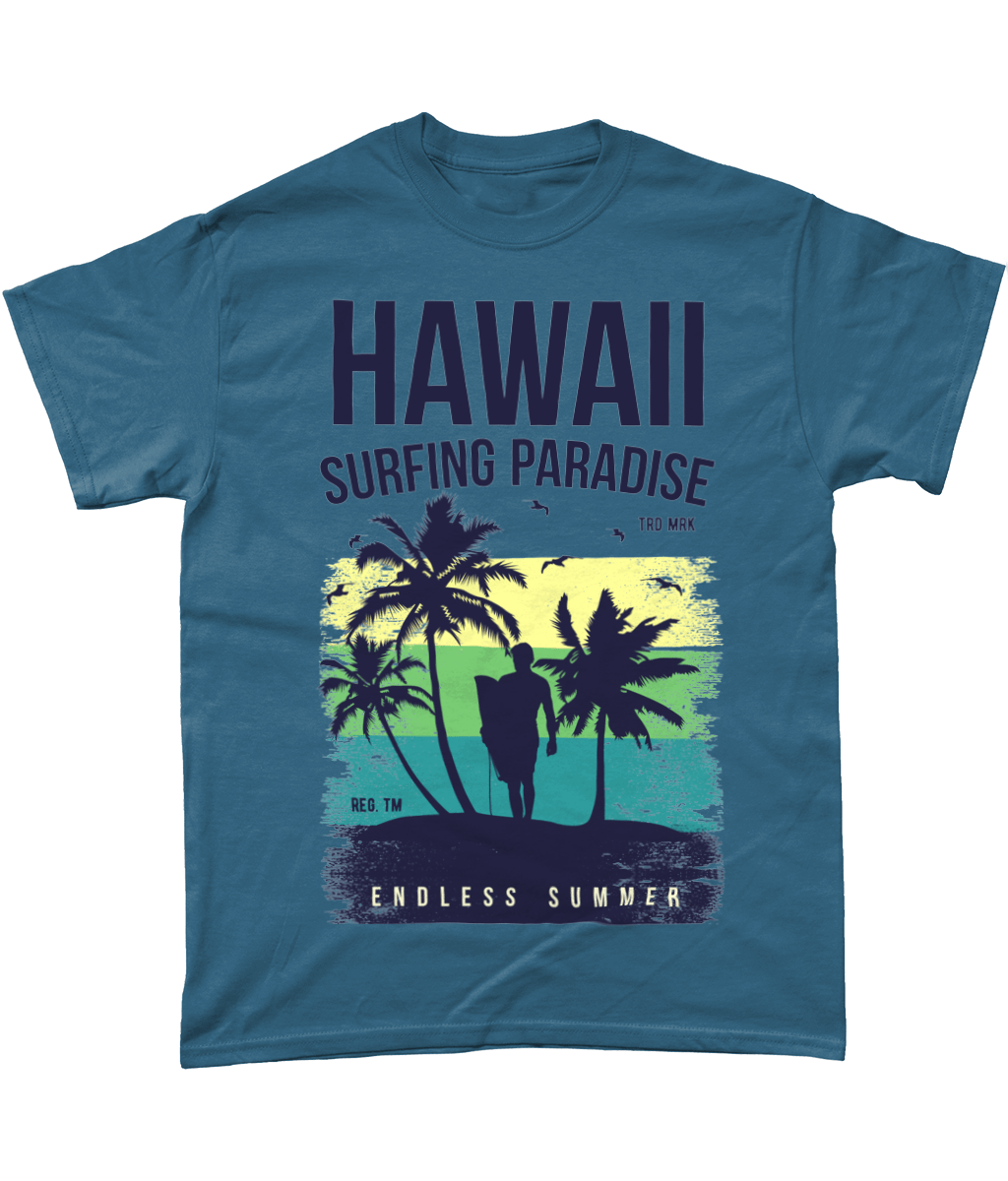 Hawaii Endless Summer – Gildan Heavy Cotton T-Shirt - Vitesse T-Shirts UK