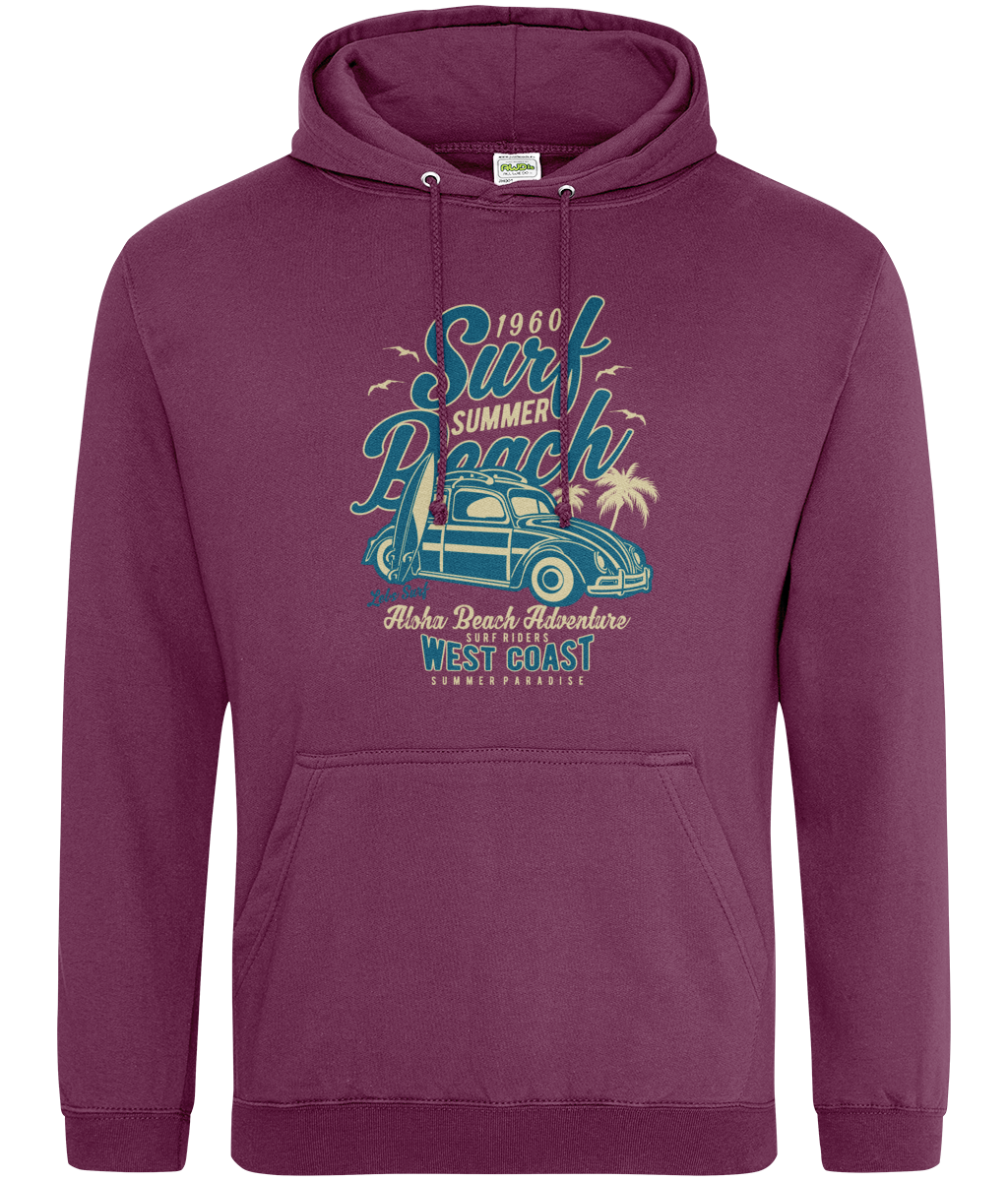 Surf Beach - AWDis College Hoodie