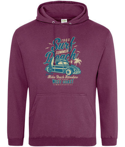 Surf Beach - AWDis College Hoodie