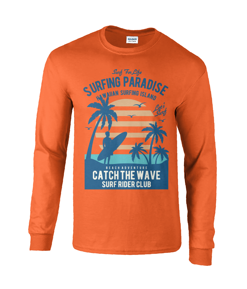 Surfing Paradise - Ultra Cotton Long Sleeve T-Shirt