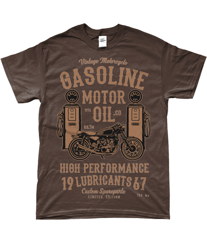 Benzin-Motoröl - SoftStyle Ringspun T-Shirt