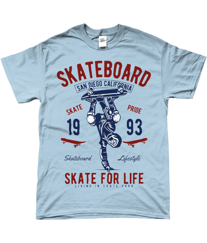 Skate For Life - SoftStyle Ringspun T-Shirt Skate For Life