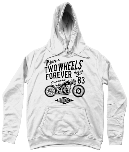 Two Wheels Forever Schwarz - AWDis Girlie College Hoodie