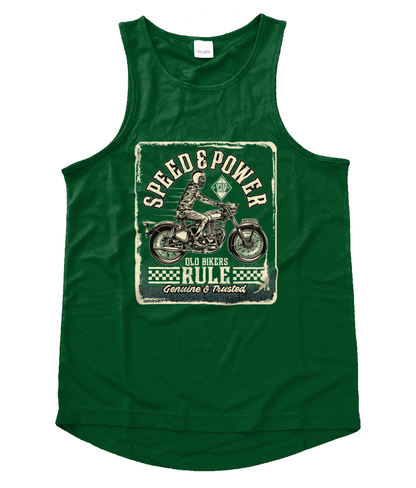 Old Bikers Rule - Men's Cool Vest - Vitesse T-Shirts UK