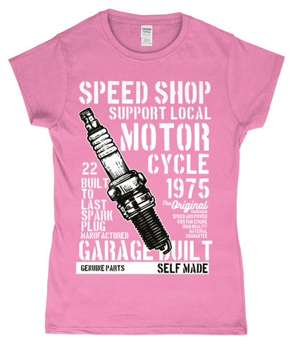 Speed Shop - SoftStyle Ladies Fitted Ringspun T-Shirt