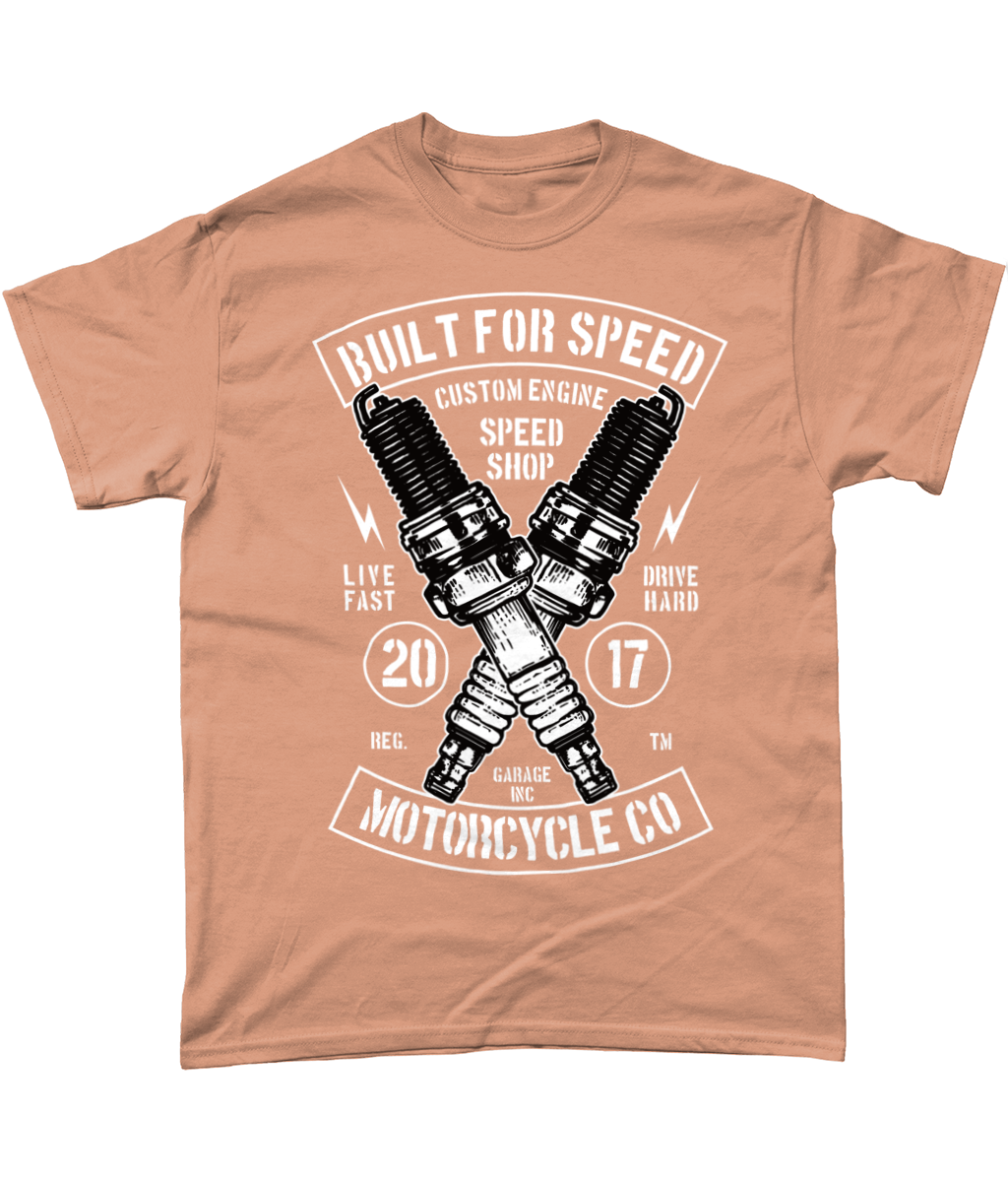 Built For Speed - Gildan Heavy Cotton T-Shirt - Vitesse T-Shirts UK