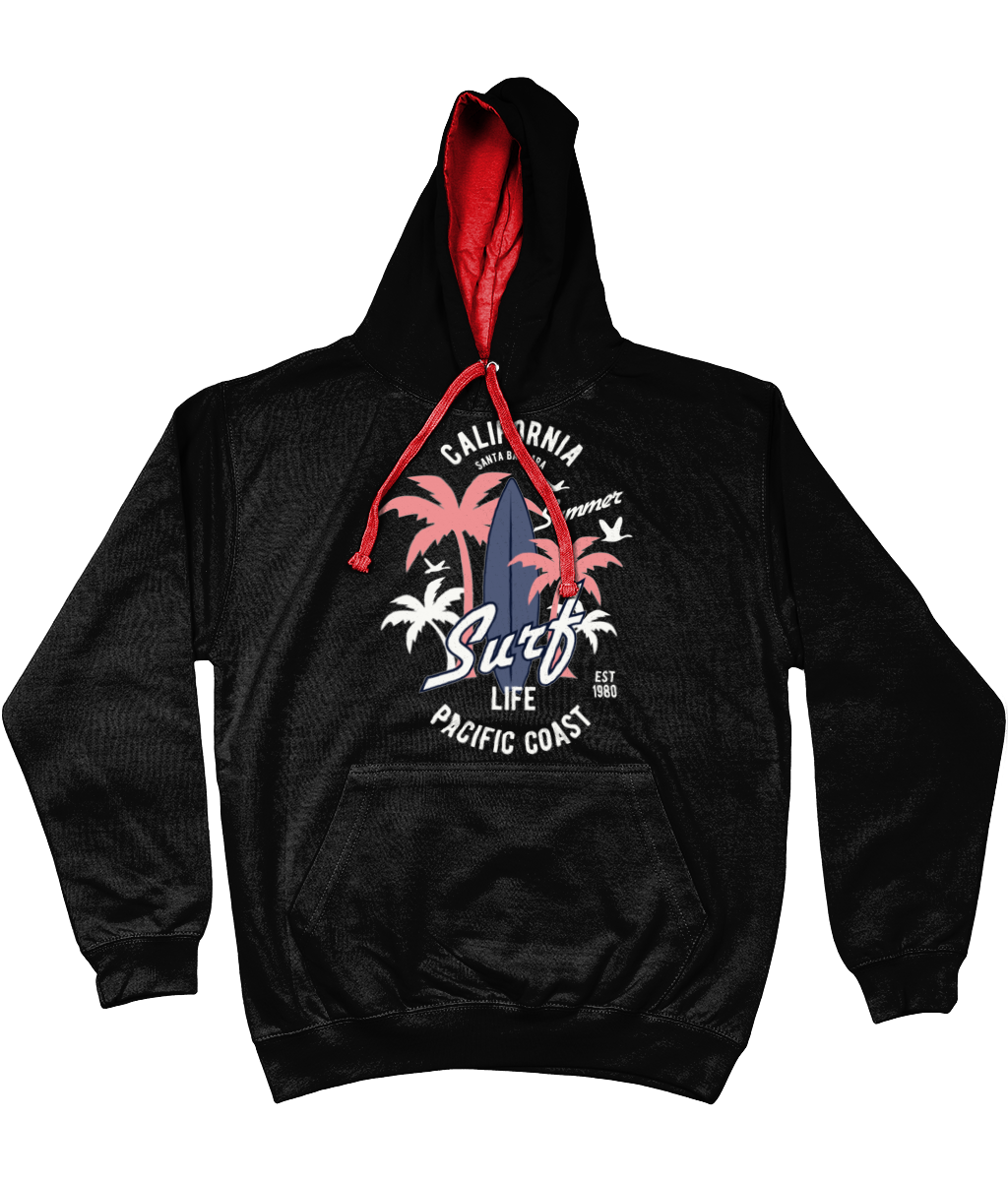 California Surf - AWDis Varsity Hoodie