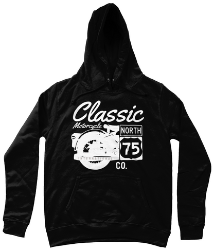 Classic Motorcycle 75 white - AWDis Girlie College Hoodie